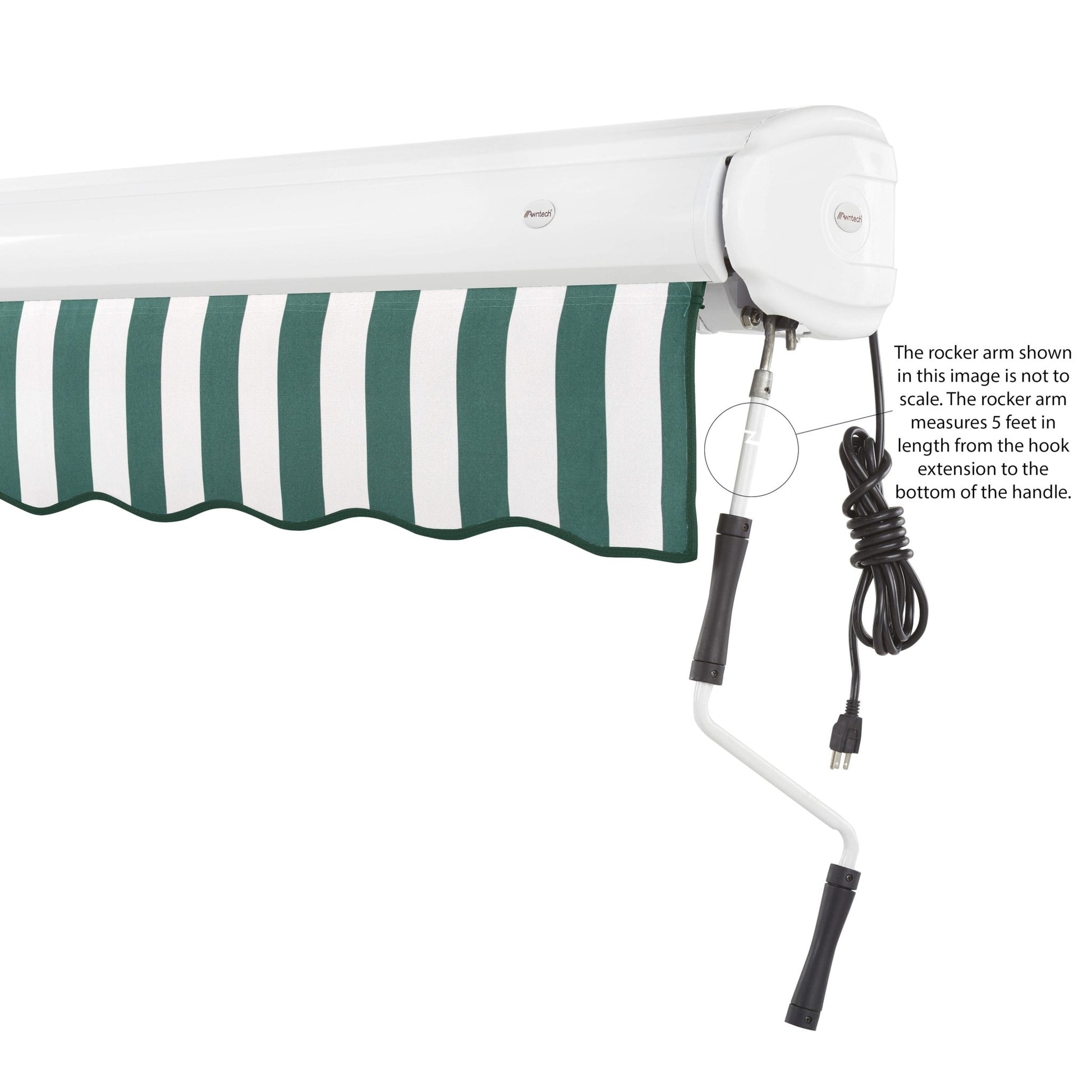 Key West® Right Motor Awning - Awntech Corporation