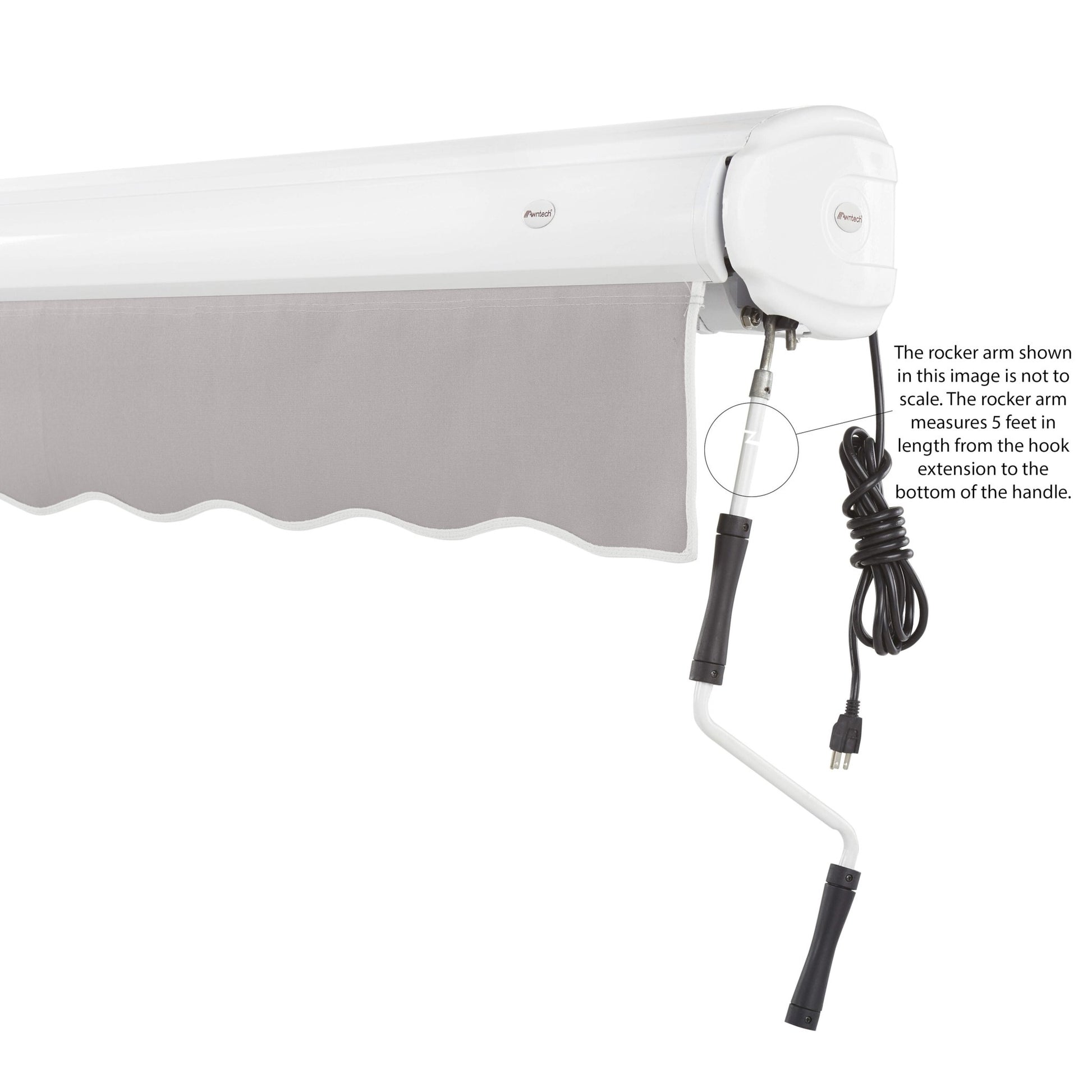 Key West® Right Motor Awning - Awntech Corporation