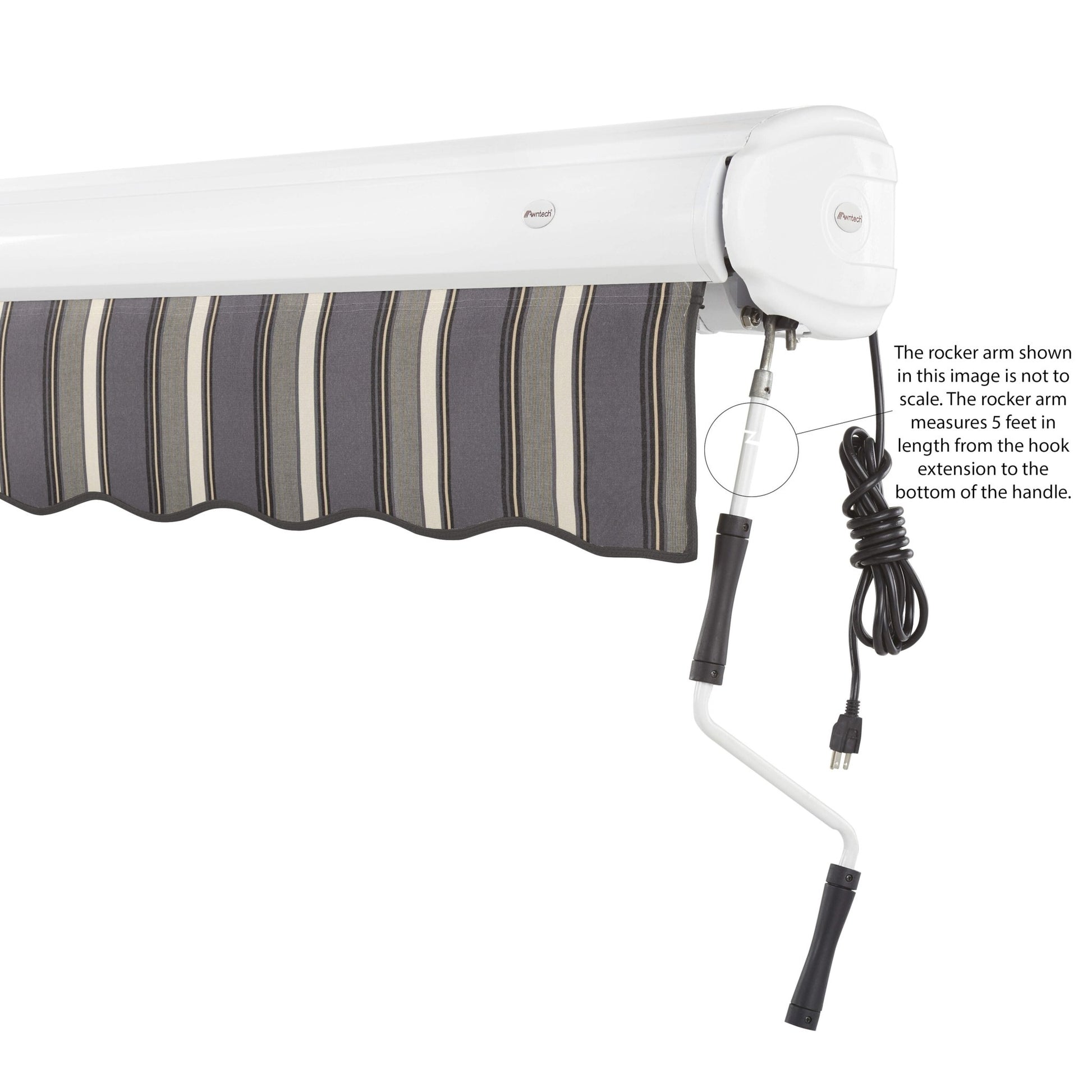 Key West® Right Motor Awning - Awntech Corporation