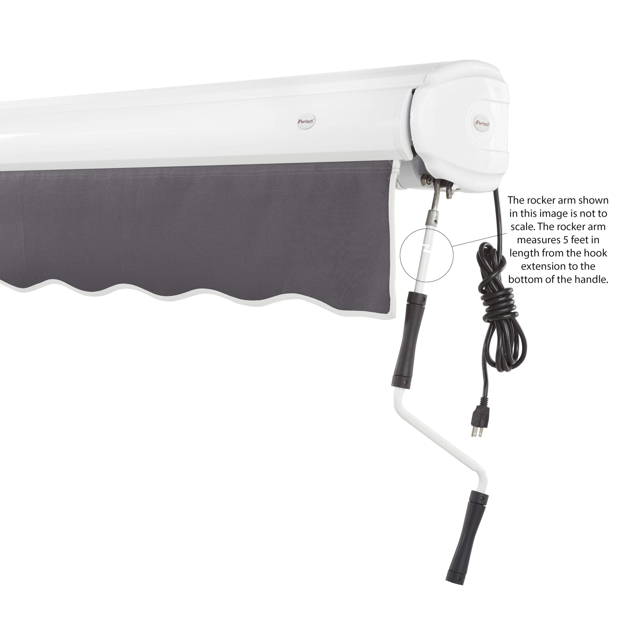 Key West® Right Motor Awning - Awntech Corporation
