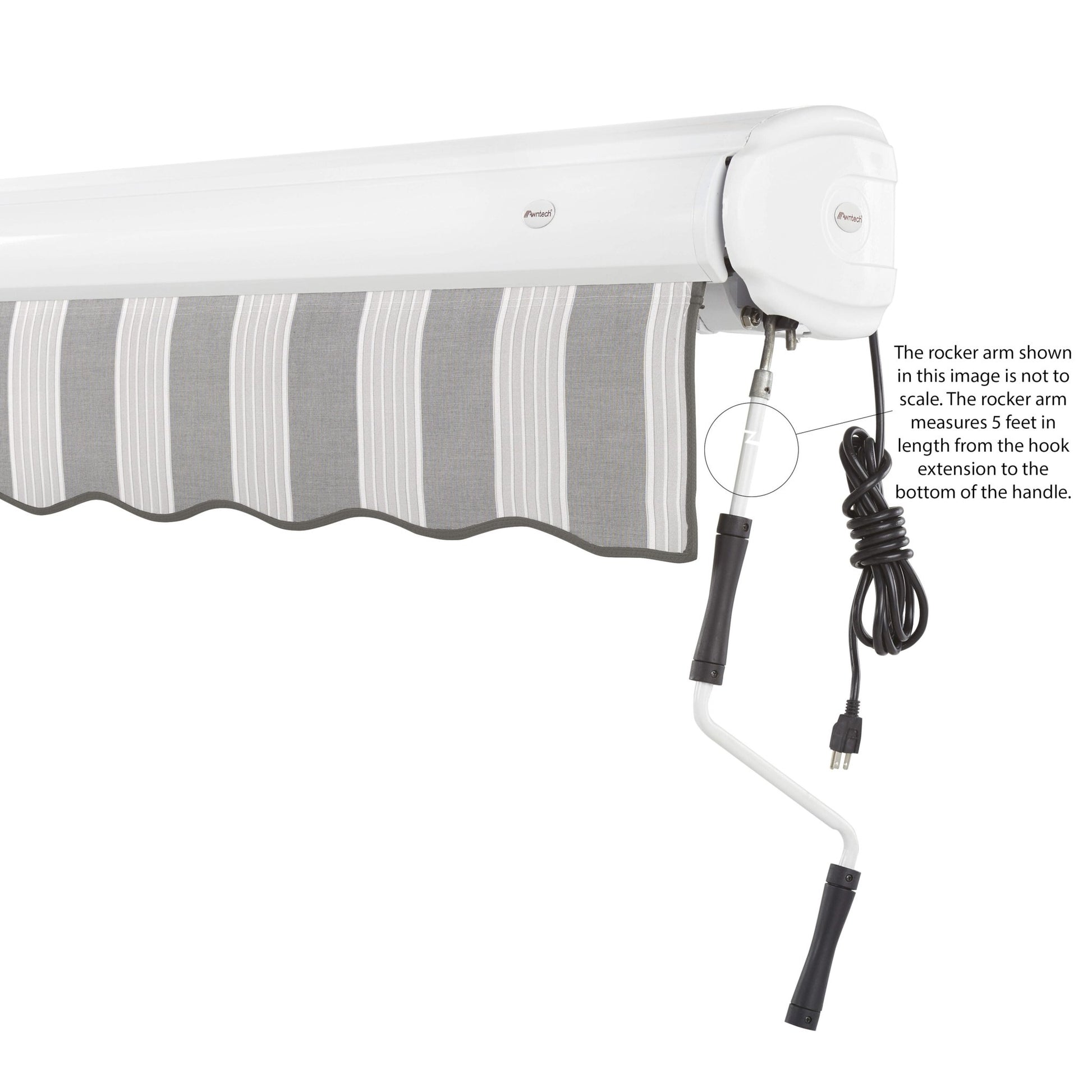 Key West® Right Motor Awning - Awntech Corporation