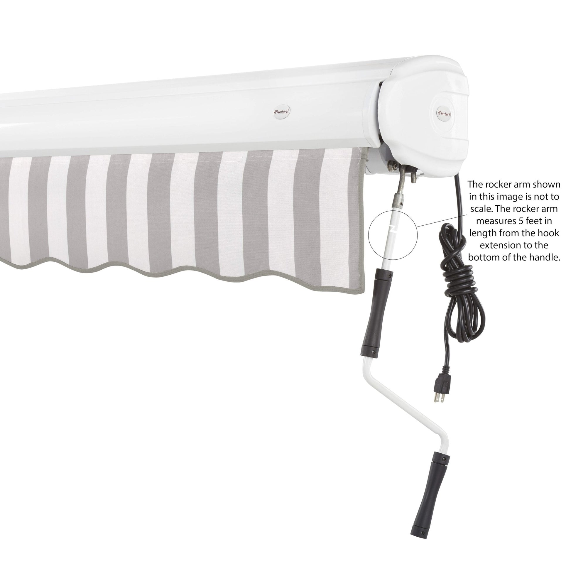 Key West® Right Motor Awning - Awntech Corporation