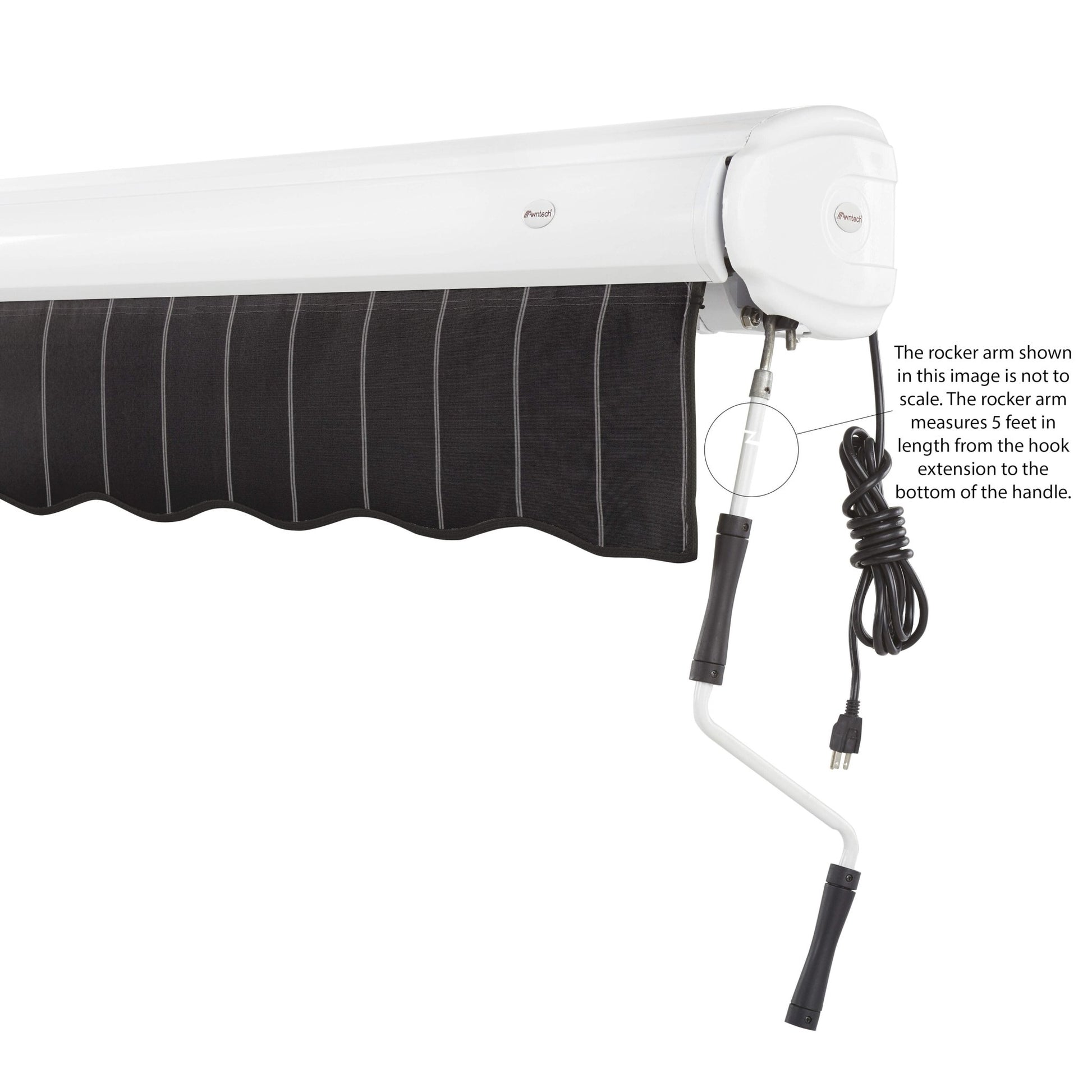 Key West® Right Motor Awning - Awntech Corporation