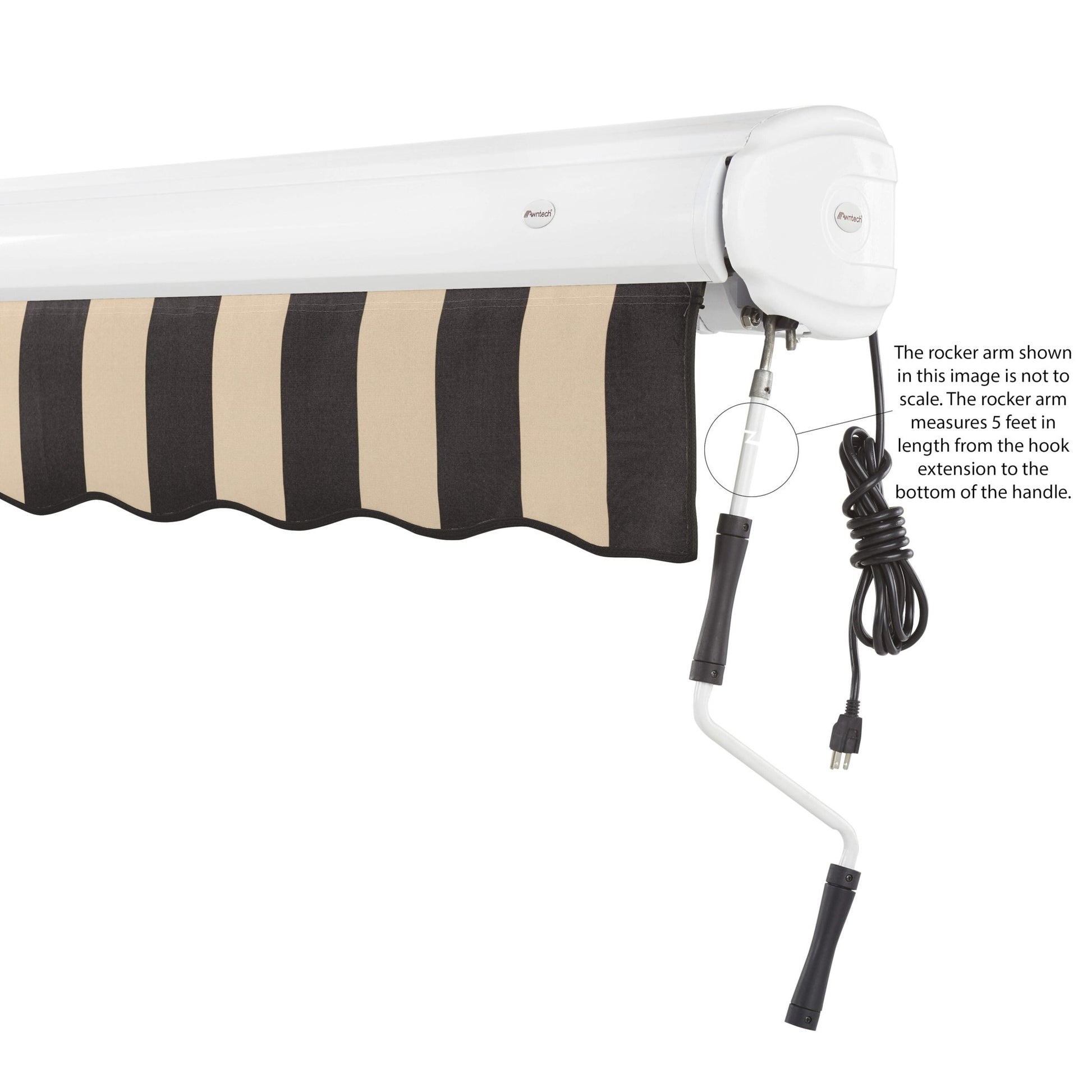 Key West® Right Motor Awning - Awntech Corporation