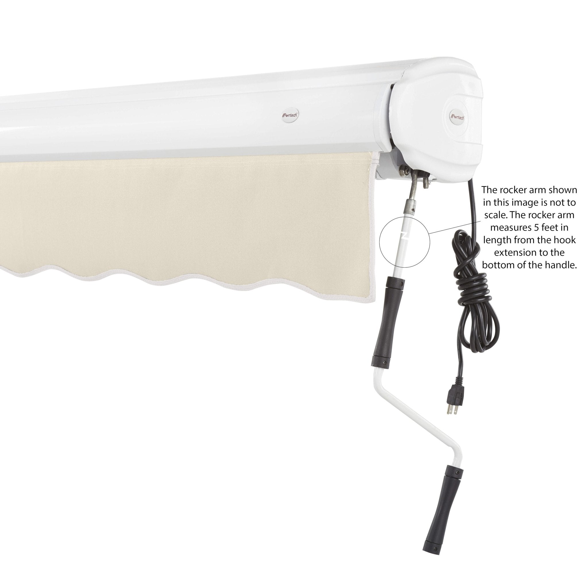 Key West® Right Motor Awning - Awntech Corporation