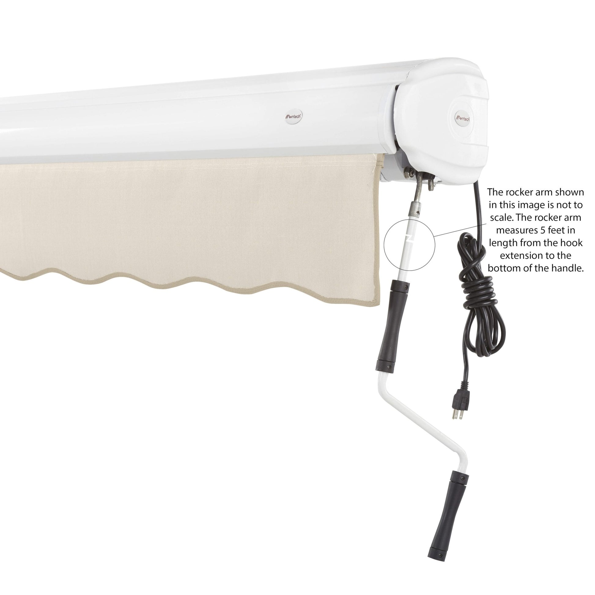 Key West® Right Motor Awning - Awntech Corporation