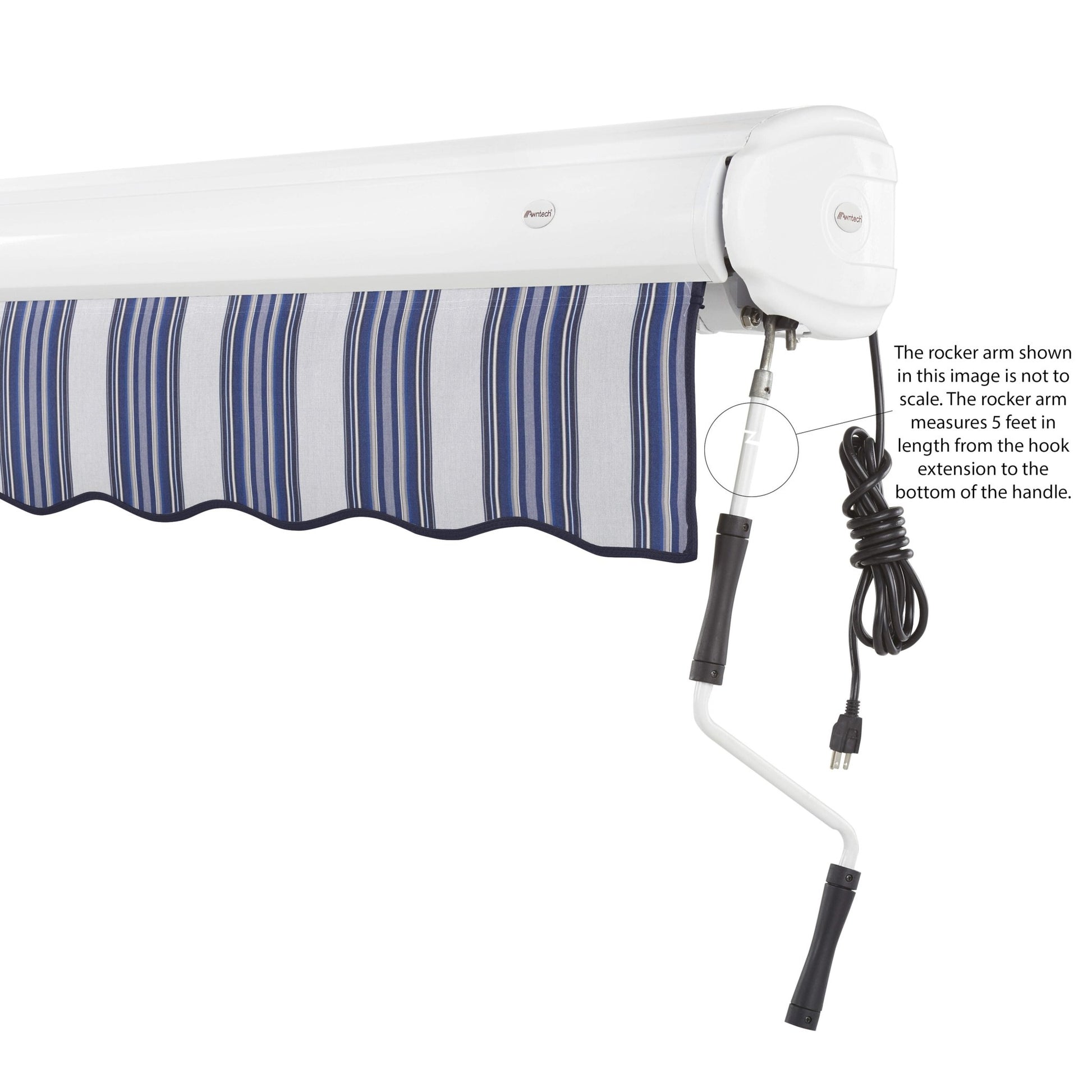 Key West® Right Motor Awning - Awntech Corporation