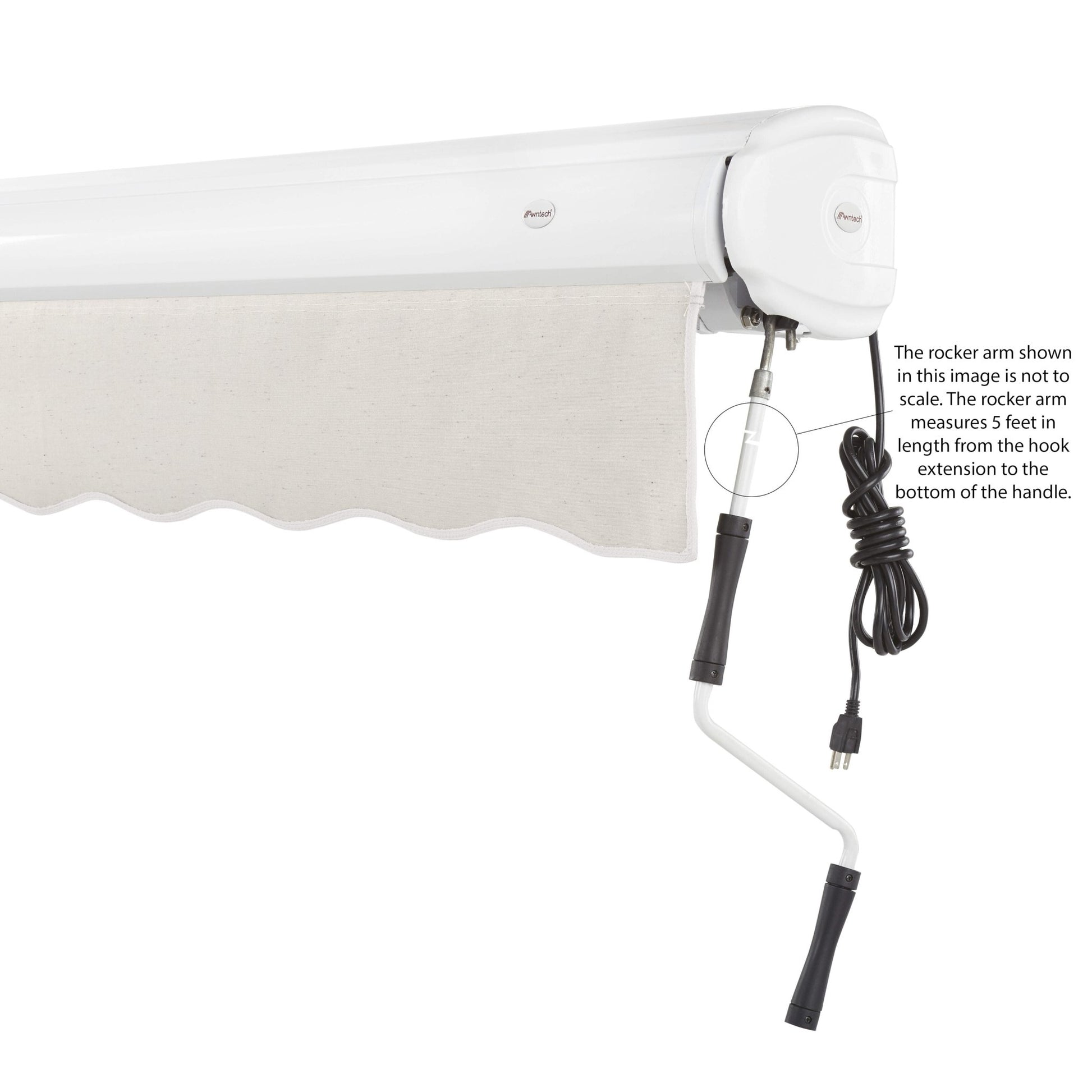 Key West® Right Motor Awning - Awntech Corporation