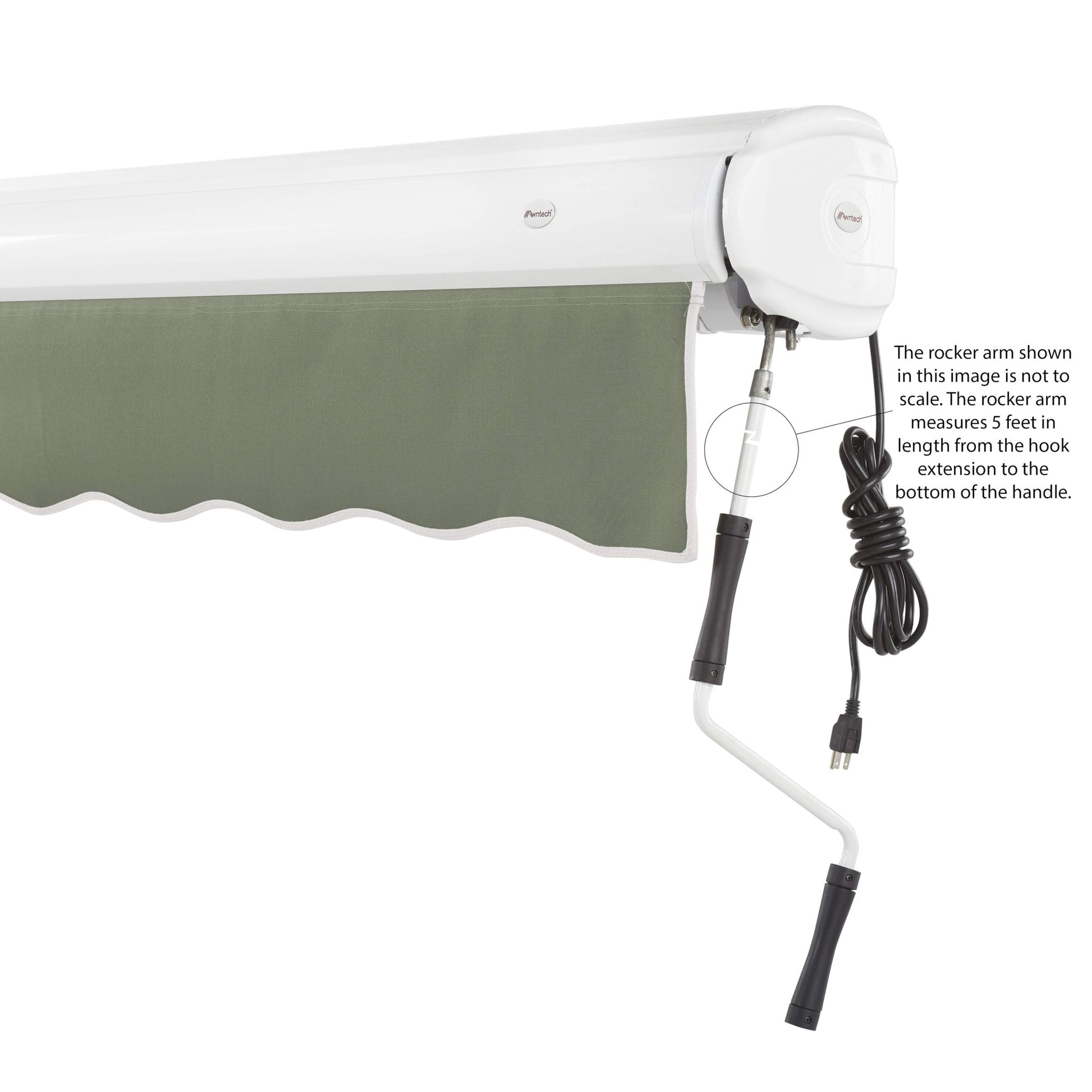 Key West® Right Motor Awning - Awntech Corporation