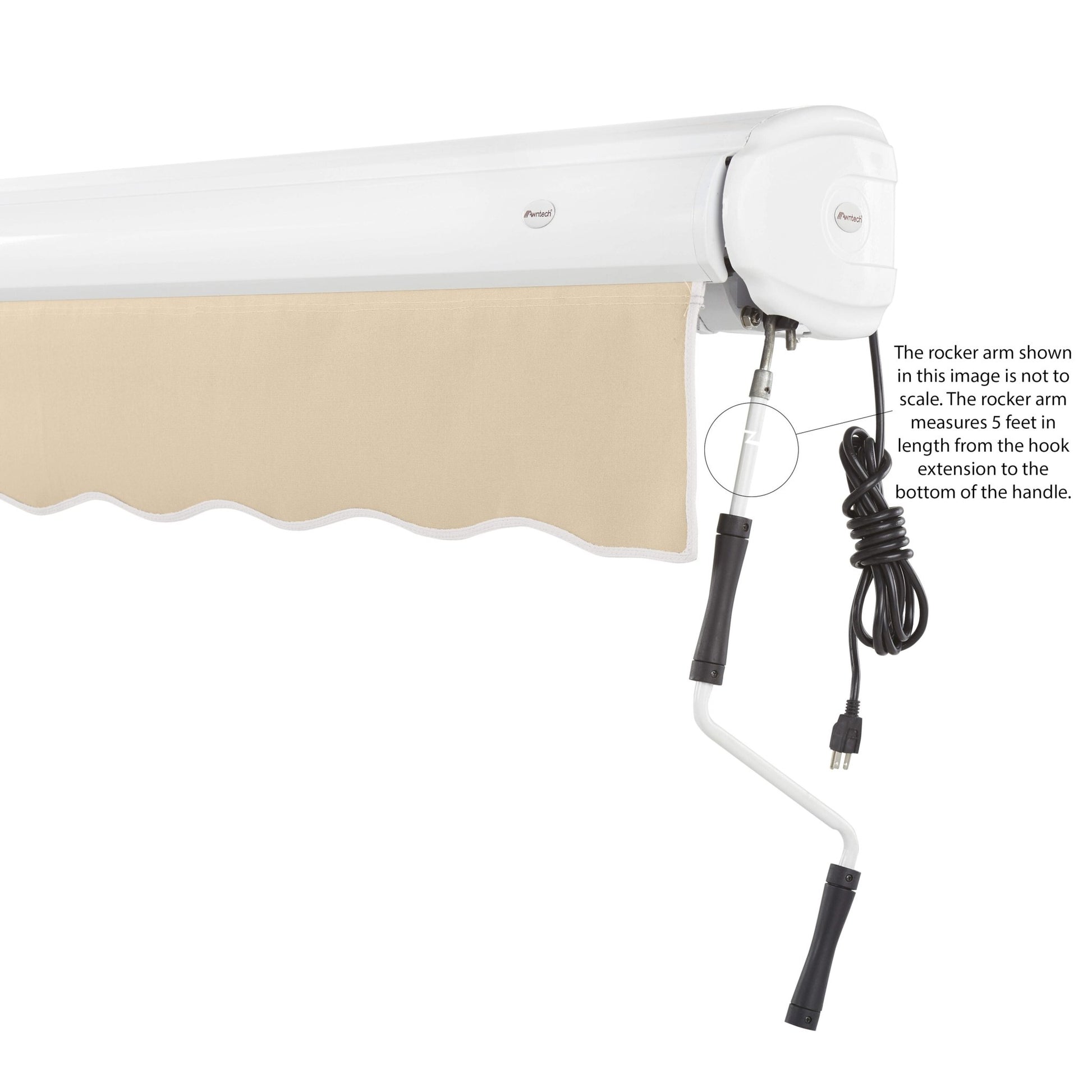 Key West® Right Motor Awning - Awntech Corporation