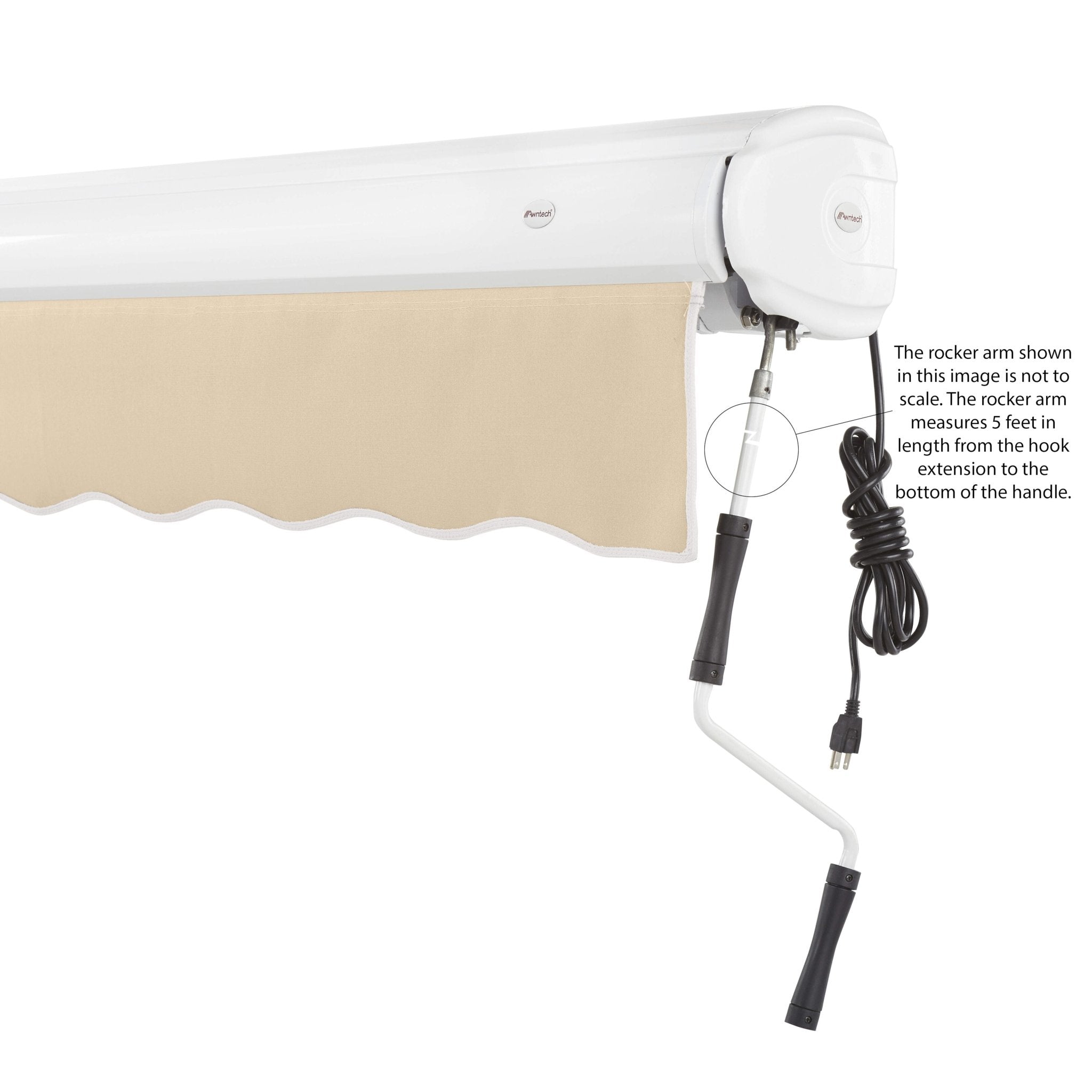 Key West® Right Motor Awning - Awntech Corporation