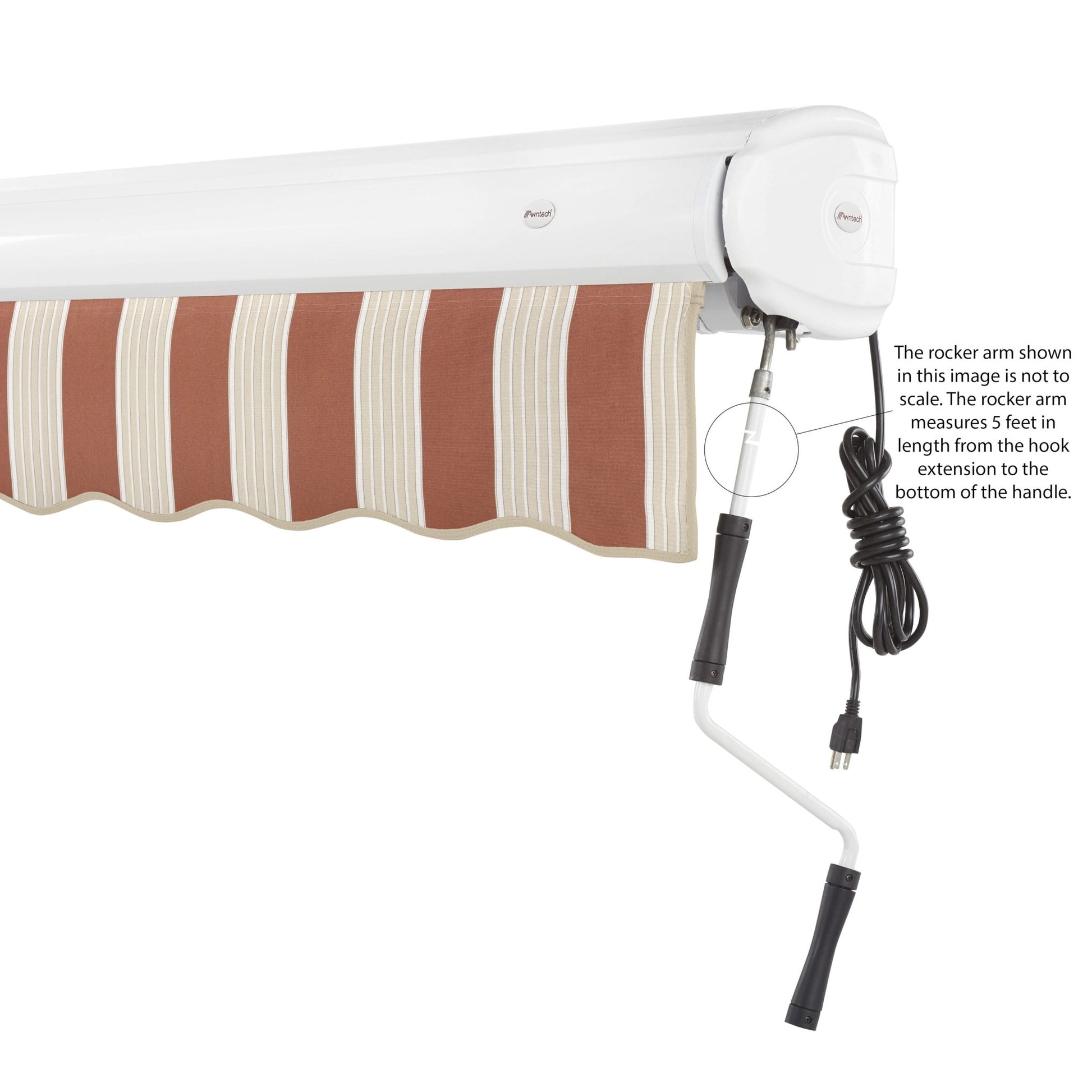 Key West® Right Motor Awning - Awntech Corporation