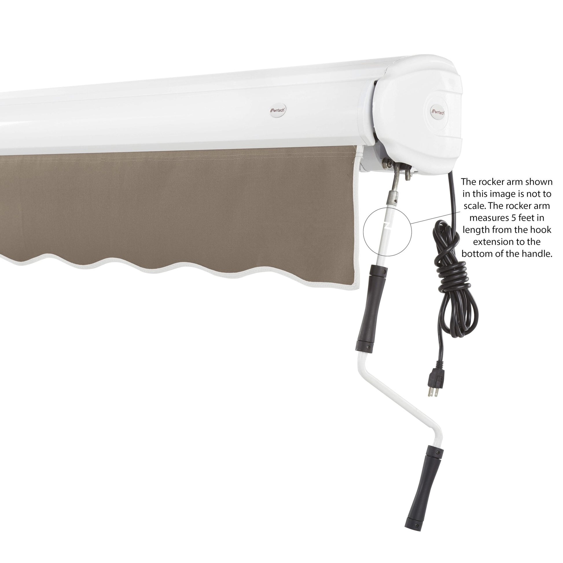 Key West® Right Motor Awning - Awntech Corporation