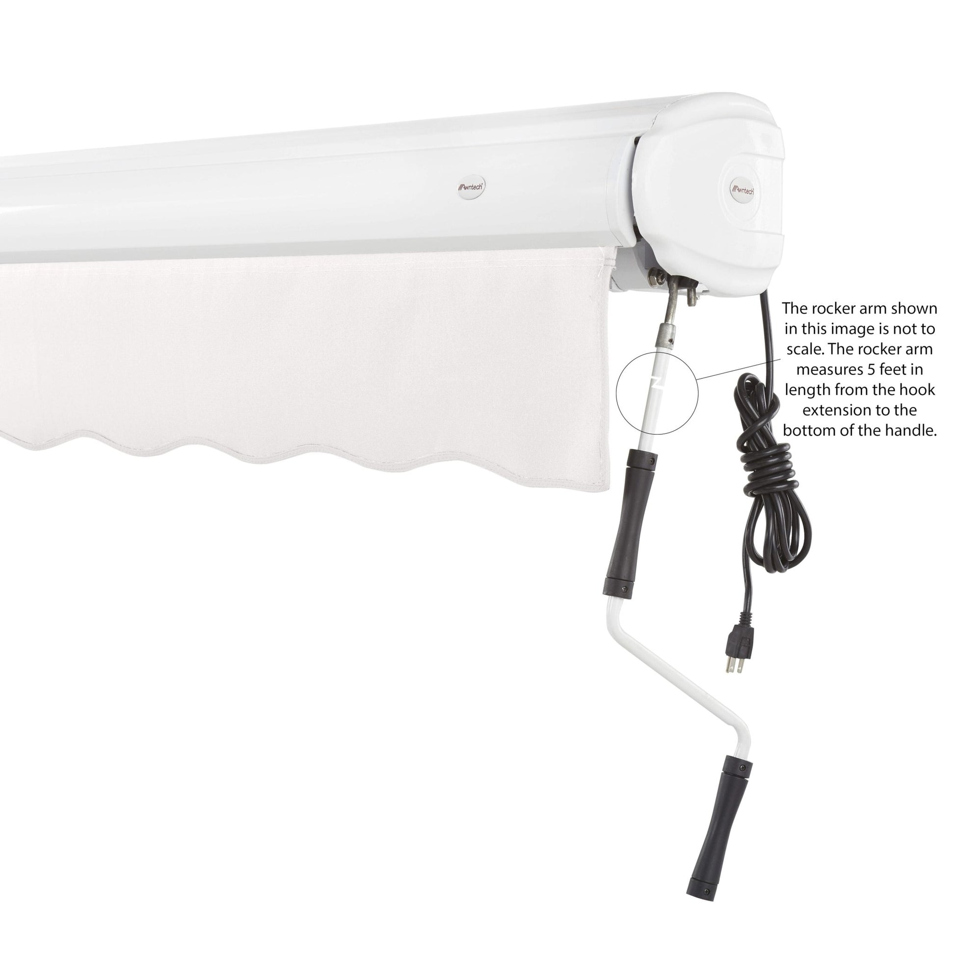 Key West® Right Motor Awning - Awntech Corporation