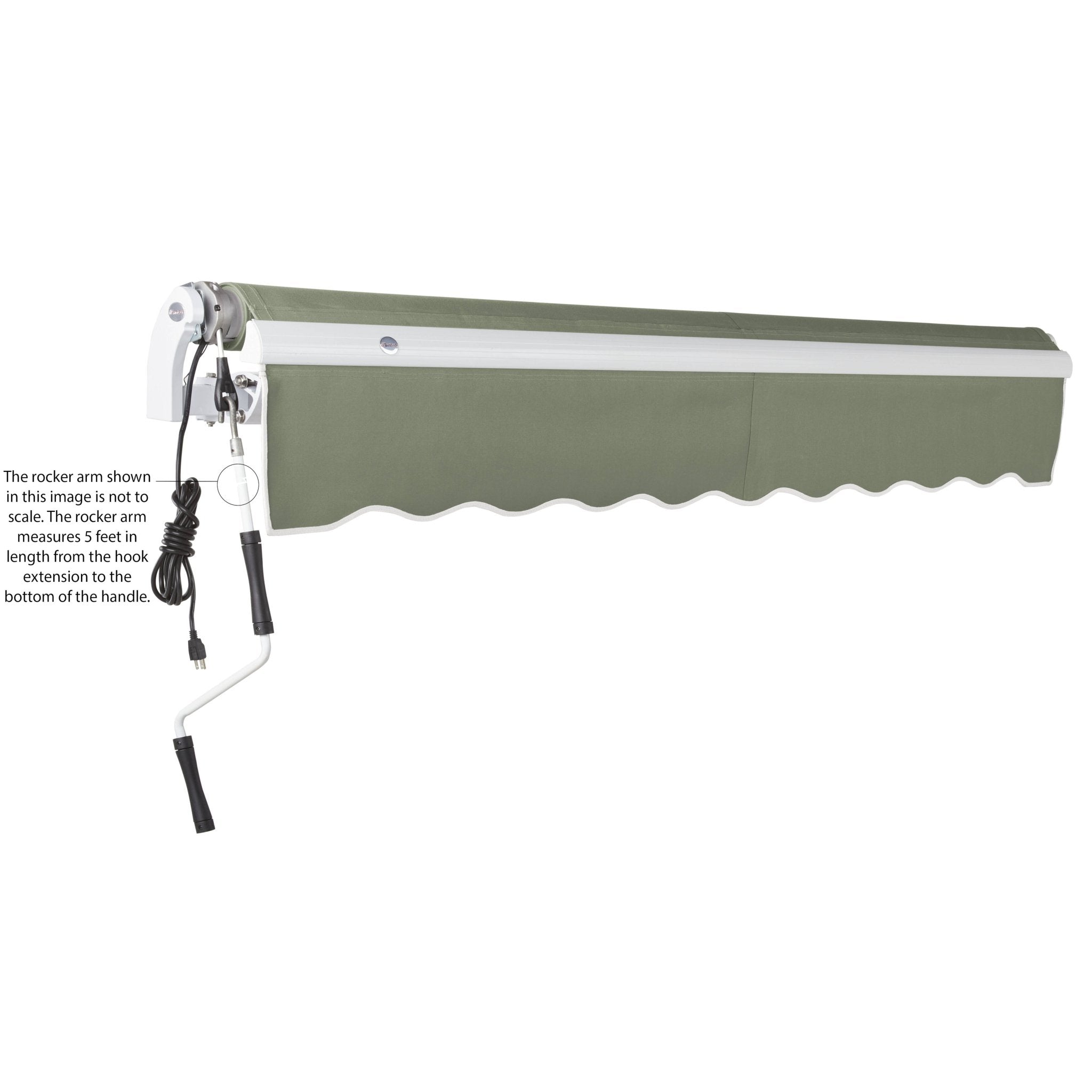 Maui® Left Motor Awning - Awntech Corporation