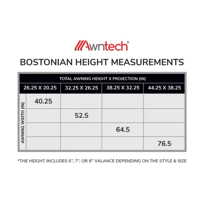 Bostonian Measuring Guide