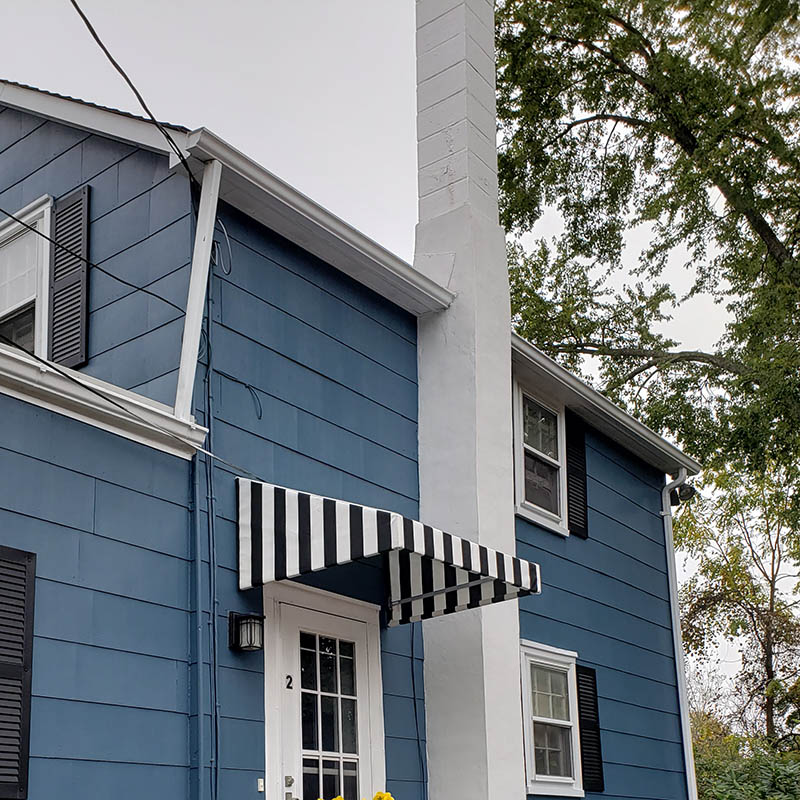 New York Fixed Awning Striped