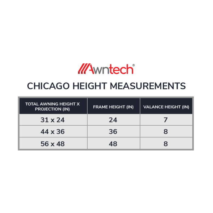 Chicago Measuring Guide